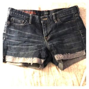 Denim shorts